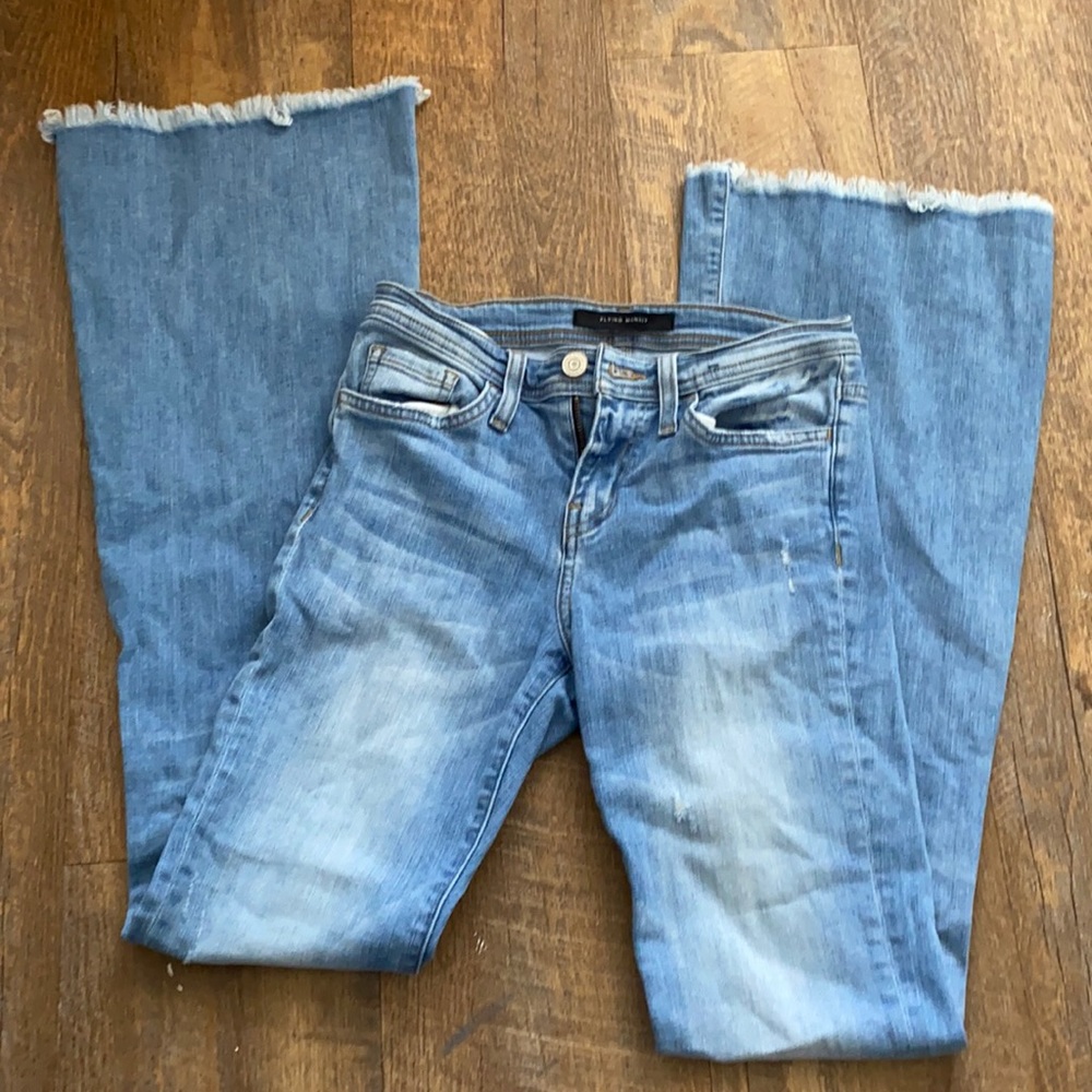 Mid-rise Flying Monkey flare jeans